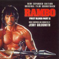 Обложка саундтрека к фильму "Рэмбо 2" / Rambo: First Blood II (1985)
